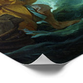 St. Peter nodigde uit om op het water te lopen, 17 Poster (Hoek)