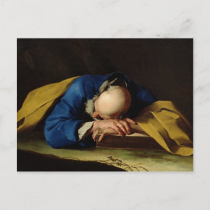 St. Peter of St. Jerome Sleeping, c.1735-39 Briefkaart
