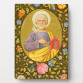 St. Peter (PM 07) 5"x7" Plaque 2 met Easel Fotoplaat (voorkant)