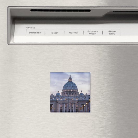 St. Peter Square Rome, Italië, Vaticaanstad Kerk Magneet (Insitu (Vaatwasser))