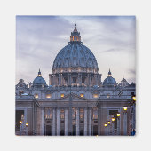 St. Peter Square Rome, Italië, Vaticaanstad Kerk Magneet (Voorkant)