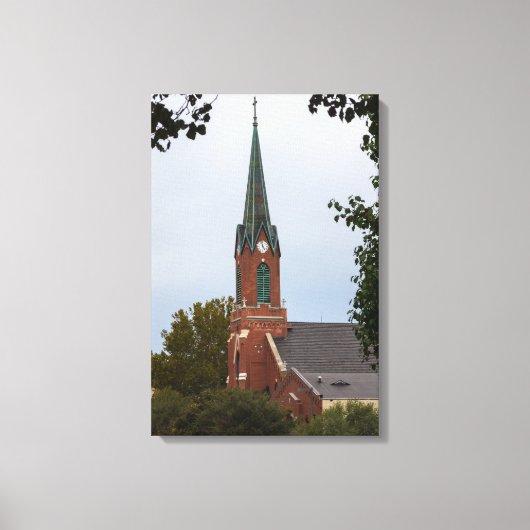 St Peter Steeple Canvas Afdruk (Voorkant)