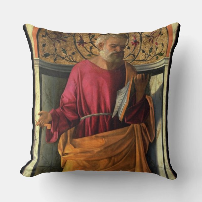 St. Peter (tempera op canvas) Kussen (Voorkant)