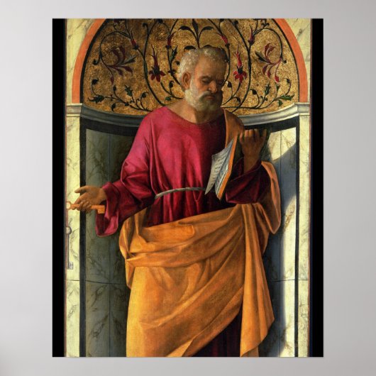 St. Peter (tempera op canvas) Poster (Voorkant)