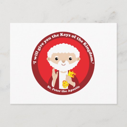 St. Peter the Apostle Briefkaart (Voorkant)