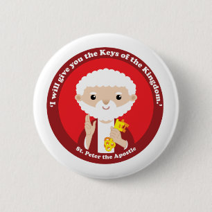 St. Peter the Apostle Ronde Button 5,7 Cm