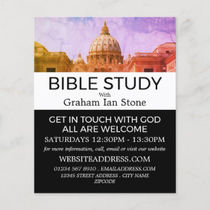 St. Peter's Basilica, Christian Bible Class Advert Flyer