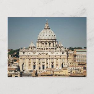 St. Peter's Basilica, Vaticaanstad, Italië Briefkaart