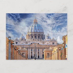 St. Peter's Basilica, Vaticaanstad, Rome Briefkaart