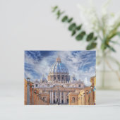St. Peter's Basilica, Vaticaanstad, Rome Briefkaart (Staand voorkant)