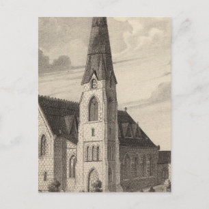 St. Peter's Church en parochiale woonplaats Briefkaart