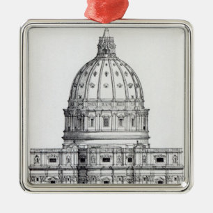 St. Peter's, Rome Metalen Ornament