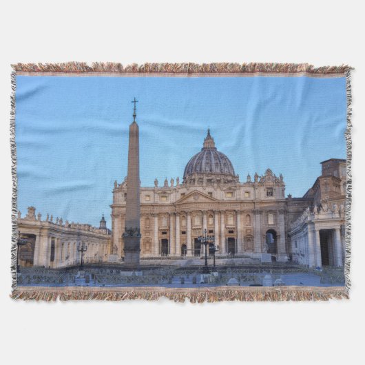 St. Peter's Square in Vaticaanstad - Rome, Italië Deken (Voorkant)