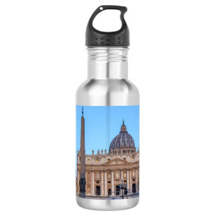 St. Peter's Square in Vaticaanstad - Rome, Italië Waterfles