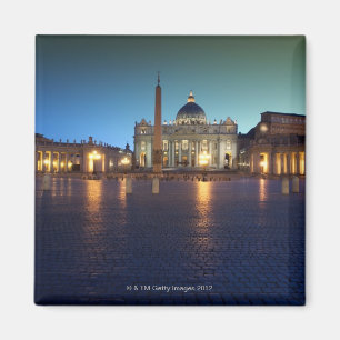 St Peters Square, Rome, Italië Magneet