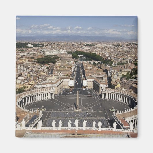 St Peters Square, Rome Magneet (Voorkant)