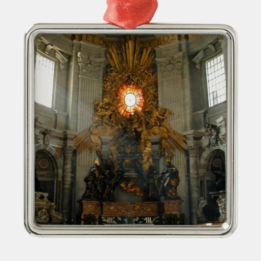 St. Peter's Vaticaanstad Metalen Ornament (Voorkant)