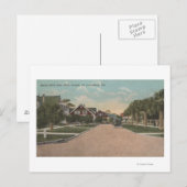 St. Petersburg, FL - Uitzicht van Beach Dr. & 5th Briefkaart (Voorkant / Achterkant)