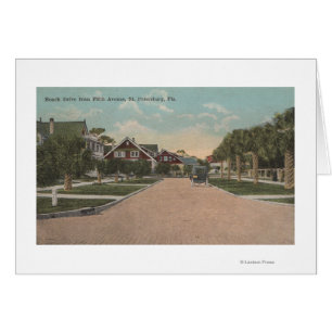 St Petersburg, FL - vue de Dr. de plage et 5ème