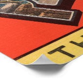 St. Petersburg, Florida - Grote letterscènes 3 Poster (Hoek)