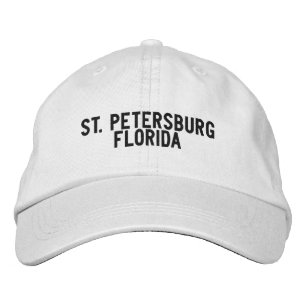 St Petersburg Florida Hoed Geborduurde Pet