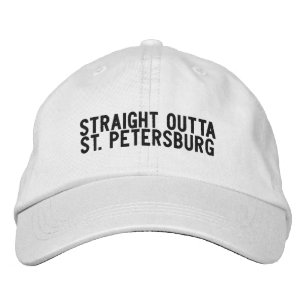 St Petersburg Florida Hoed Geborduurde Pet