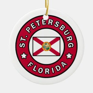 St. Petersburg Florida Keramisch Ornament