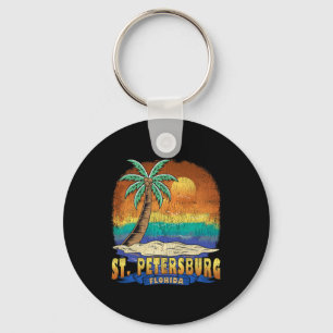 St. Petersburg Florida Vintage in nood souvenir Sleutelhanger