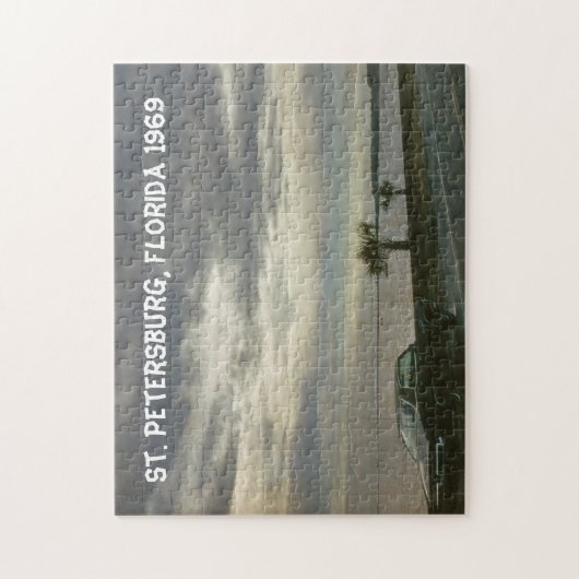 St. Petersburg Florida Zonsondergang 10x14 Foto Pu Legpuzzel (Verticaal)