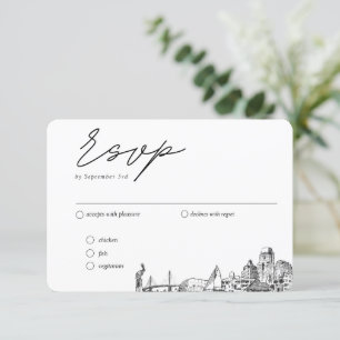 St. Petersburg Traditionele RSVP Maaltijden Opties Informatiekaartje