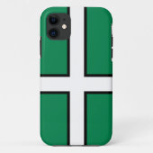 St. Petroc's vlag/vlag van Devon Case-Mate iPhone Case (Achterkant)