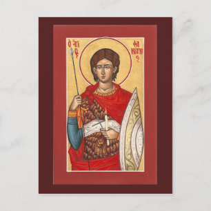 St. Phanourios Prayer Card Briefkaart