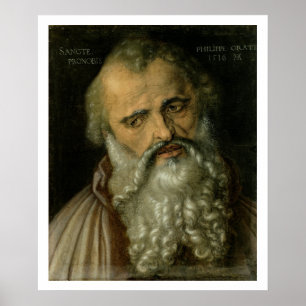 St. Philip de Apostle, 1516 (olie op canvas) Poster