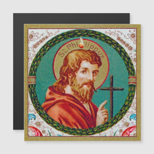 St. Philip de Apostle (JMAS 10) Magnetische Uitnodiging (Voorkant / Achterkant)
