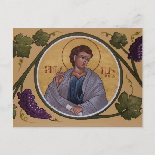 St. Philip de Apostle Prayer Card Briefkaart (Voorkant)