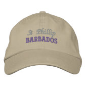 St Phillip, Casquette de baseball brodé de la Barb (Devant)