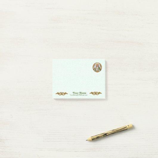 St. Philomena (BK 005) 4"x3" Post-it® Notes (Op bureau)