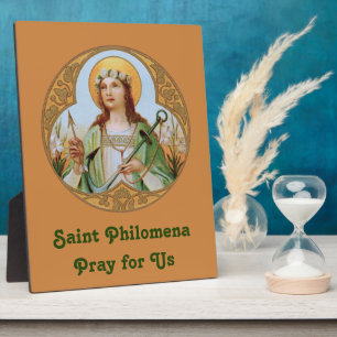 St. Philomena (BK 005) 8 x 10 inch verticaal Fotoplaat