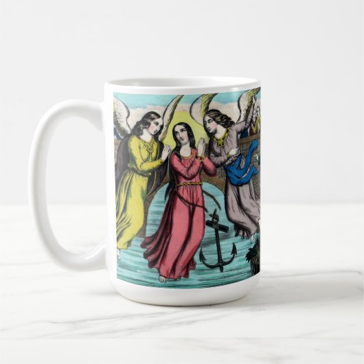 St. Philomena gered van verdrinking Koffiemok (Links)