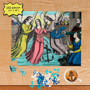 St. Philomena gered van verdrinking Legpuzzel