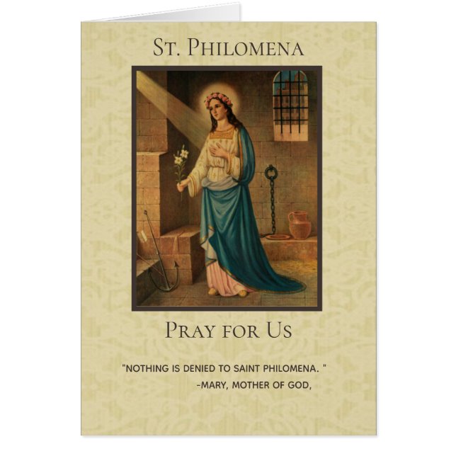 St. Philomena Krachtige Novena Prayer (Voorkant)