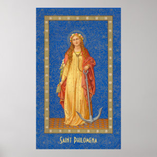 St. Philomena met Anchor (SNV 051) Poster