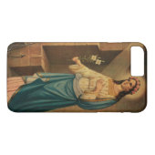 St. Philomena Pink Roses Lily Anchor Case-Mate iPhone Case (Achterkant (Horizontaal))