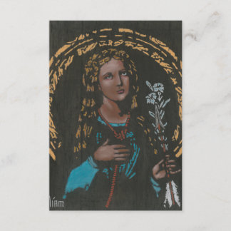 St. Philomena Prayer Kaart