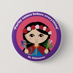 St. Philomena Ronde Button 5,7 Cm