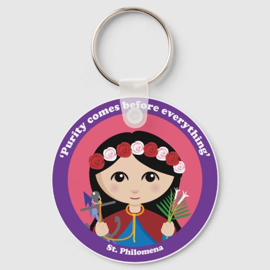St. Philomena Sleutelhanger (Voorkant)