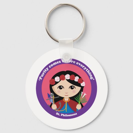 St. Philomena Sleutelhanger (Voorkant)