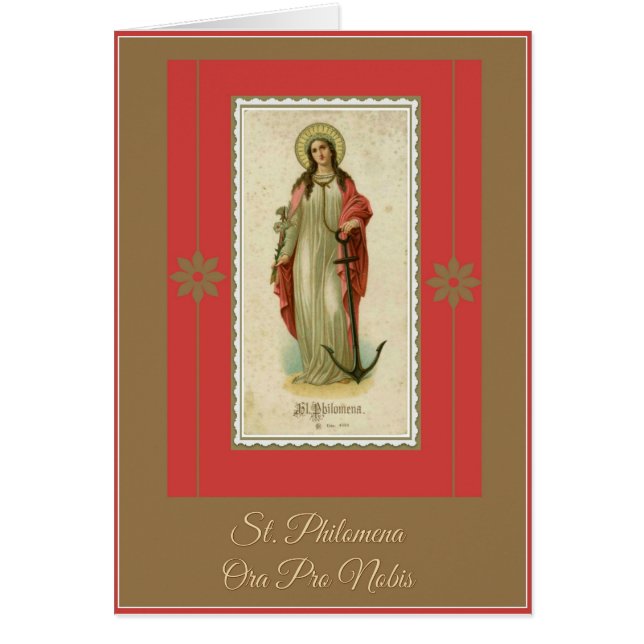St. Philomena Virgin en Martyr Prayer (Voorkant)