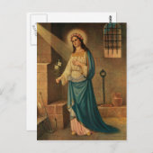 St. Philomena Wonder Worker Feast Day aug 10 Briefkaart (Voorkant / Achterkant)