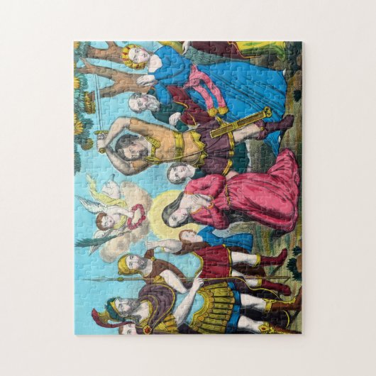 St. Philomena wordt onthoofd Legpuzzel (Verticaal)
